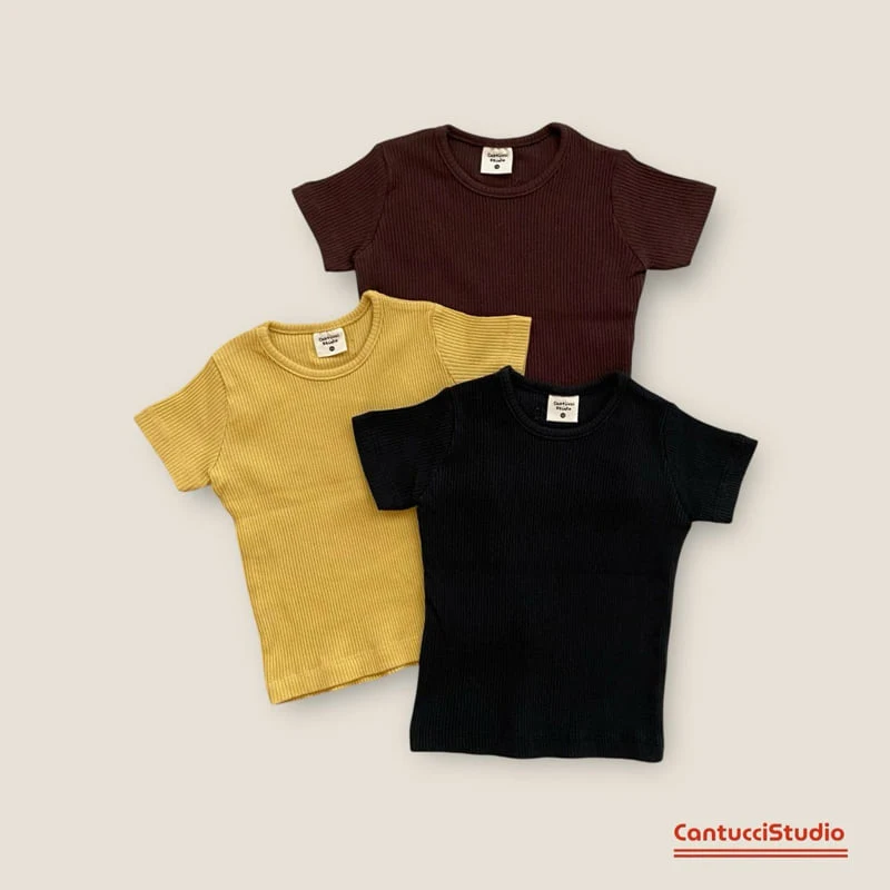 Cantucci Studio - Korean Baby Fashion - #babyoutfit - Black Bean Tee
