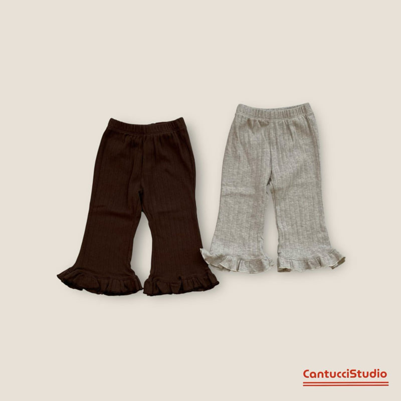 Cantucci Studio - Korean Baby Fashion - #onlinebabyshop - Ginza Frill Pants
