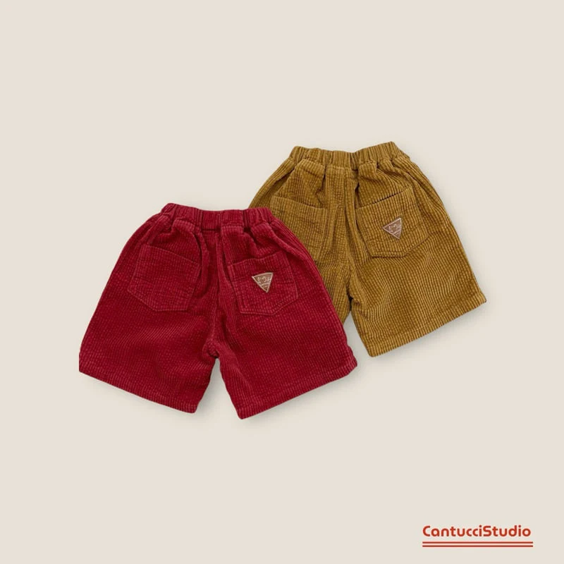 Cantucci Studio - Korean Children Fashion - #Kfashion4kids - Russell Corduroy Half Pants - 3