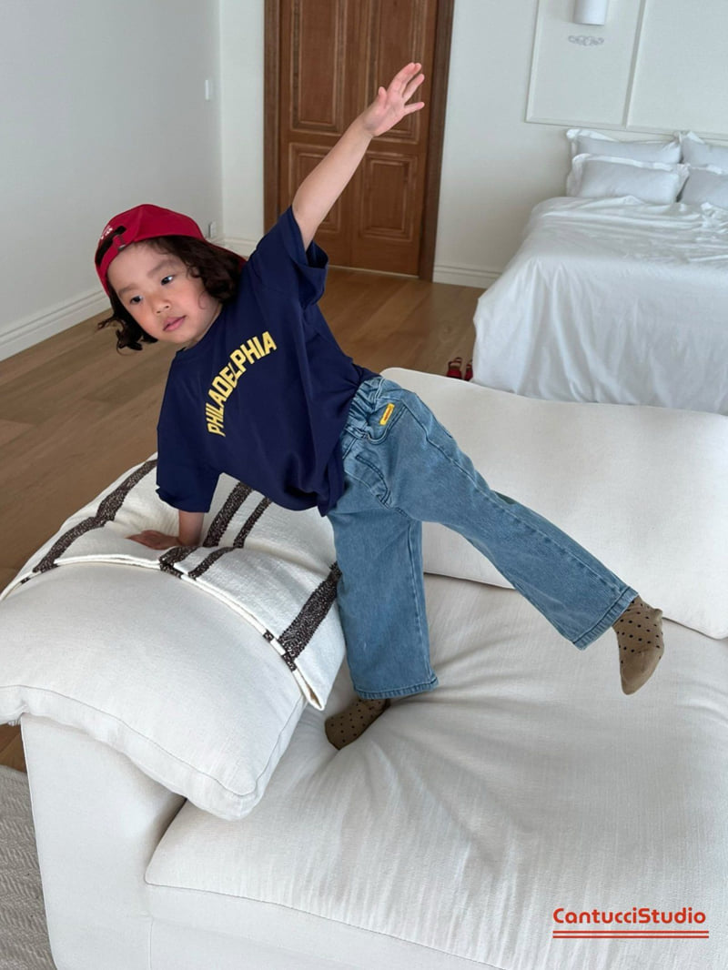 Cantucci Studio - Korean Children Fashion - #childofig - Gray Denim Pants - 10