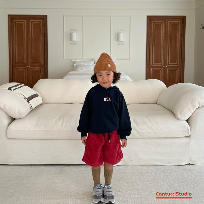 Cantucci Studio - Korean Children Fashion - #childrensboutique - Russell Corduroy Half Pants - 12