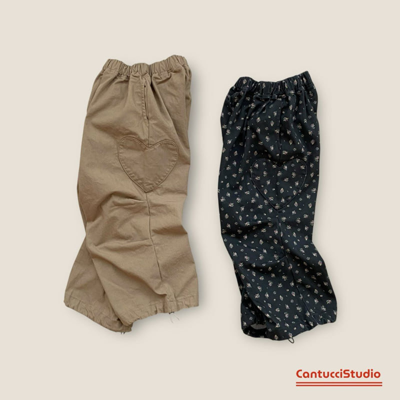 Cantucci Studio - Korean Children Fashion - #fashionkids - Heart Cargo Pants