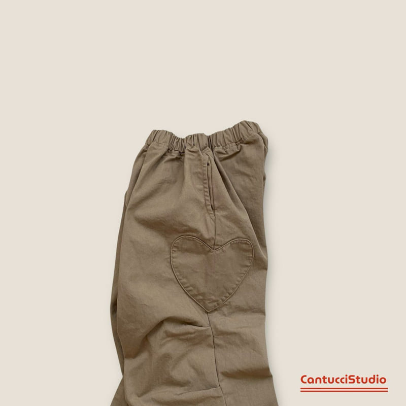 Cantucci Studio - Korean Children Fashion - #kidsstore - Heart Cargo Pants - 3