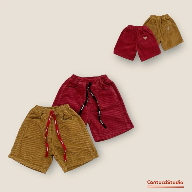 Cantucci Studio - Korean Children Fashion - #kidsstore - Russell Corduroy Half Pants