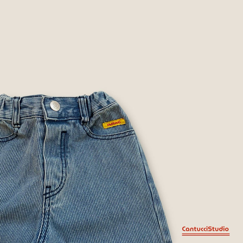 Cantucci Studio - Korean Children Fashion - #littlefashionista - Gray Denim Pants - 3