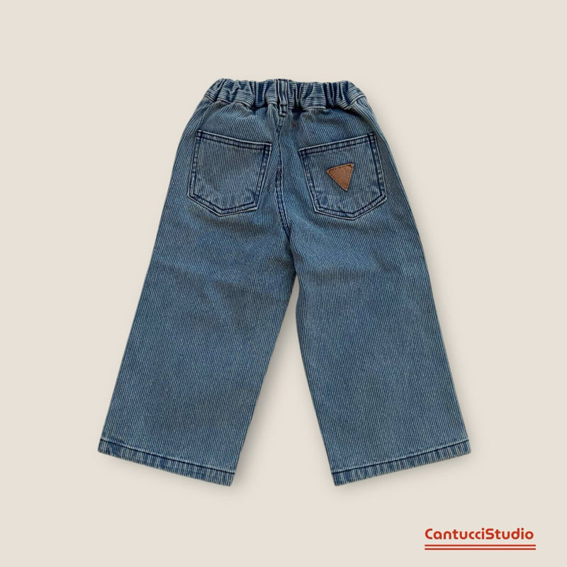 Cantucci Studio - Korean Children Fashion - #littlefashionista - Gray Denim Pants - 4