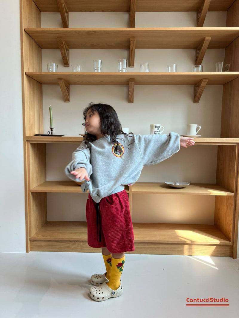 Cantucci Studio - Korean Children Fashion - #minifashionista - Russell Corduroy Half Pants - 6