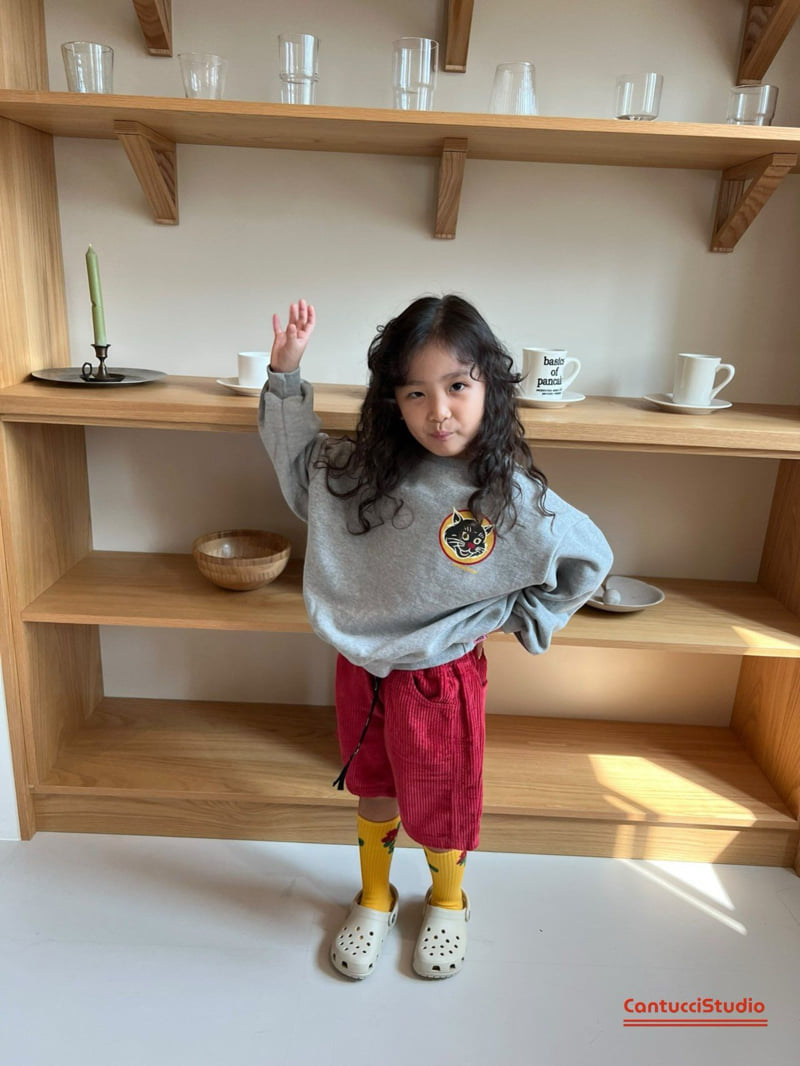 Cantucci Studio - Korean Women Fashion - #momslook - Witty Cat Sweatshirt - 9