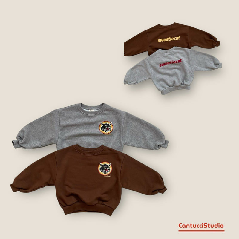 Cantucci Studio - Korean Women Fashion - #romanticstyle - Witty Cat Sweatshirt