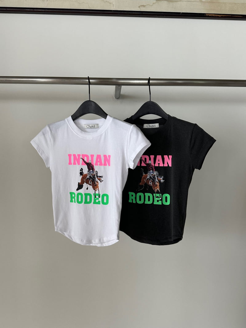 Chavi - Korean Women Fashion - #vintagekidsstyle - Rodeo Tee - 10
