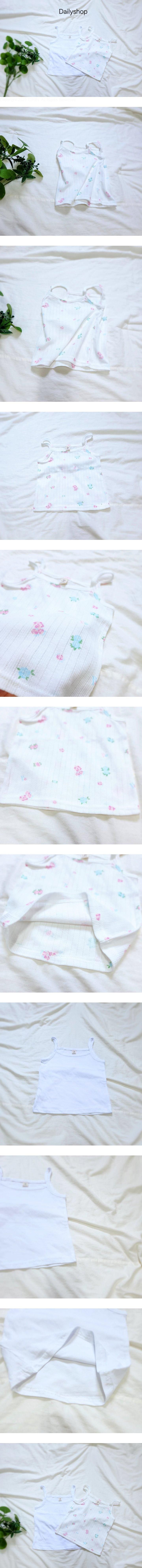 Daily shop - Korean Children Fashion - #minifashionista - Daily Cotton Strap Sleeveless