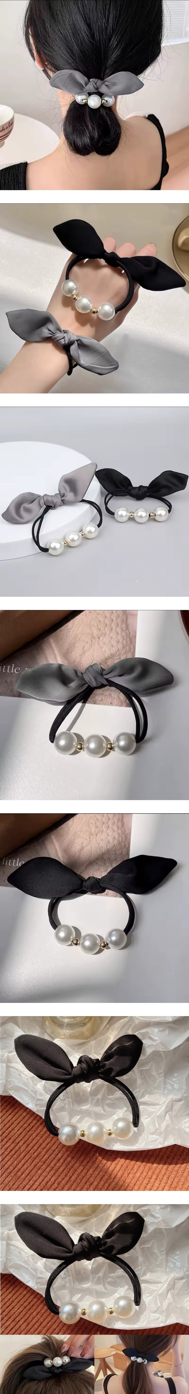 Daily shop - Korean Women Fashion - #momslook - Bunny Pearl Hair Tie