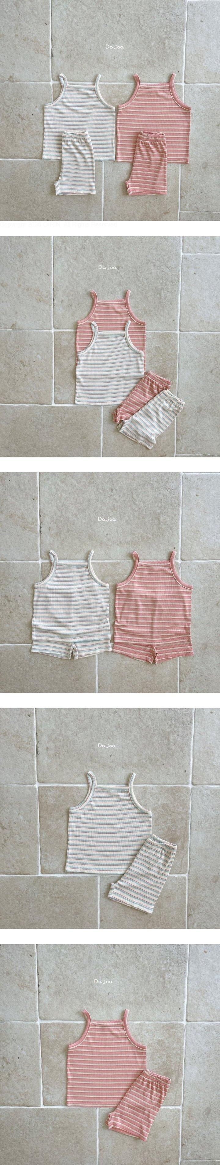 Dajoa - Korean Children Fashion - #childrensboutique - Multi Silky Strap Easywear