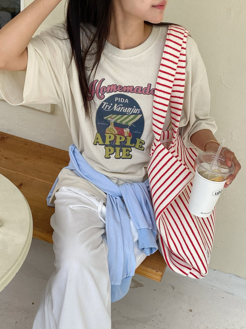 Diana - Korean Women Fashion - #womensfashion - Big Homemade Tee - 4