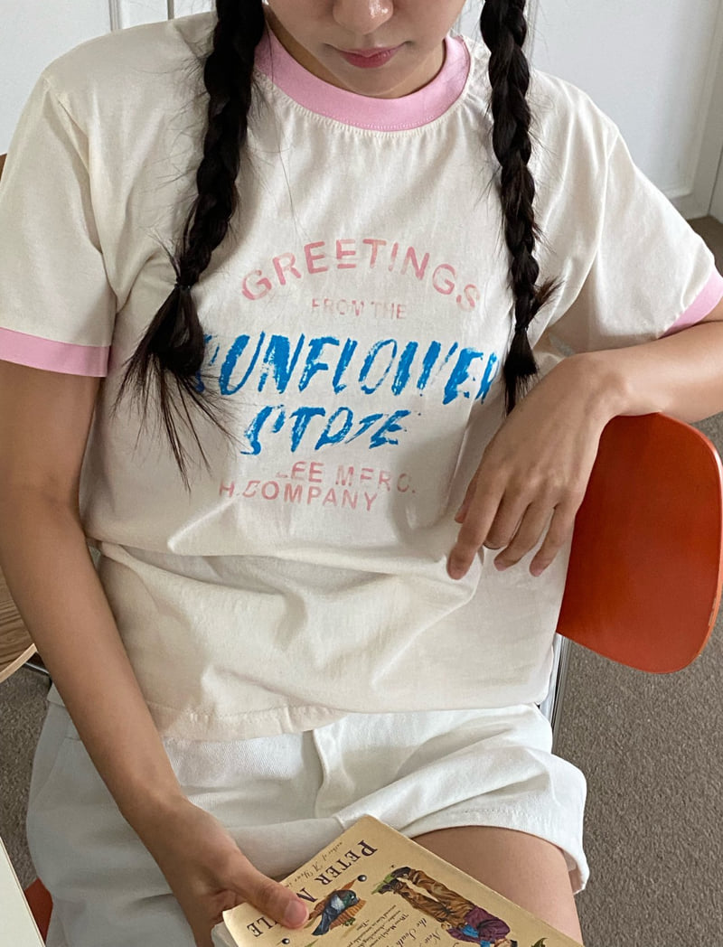 Diana - Korean Women Fashion - #momslook - Sunflower Tee - 10