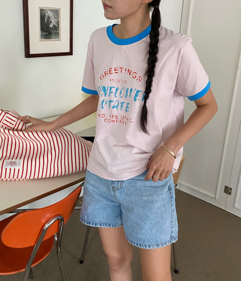 Diana - Korean Women Fashion - #momslook - Sunflower Tee - 2