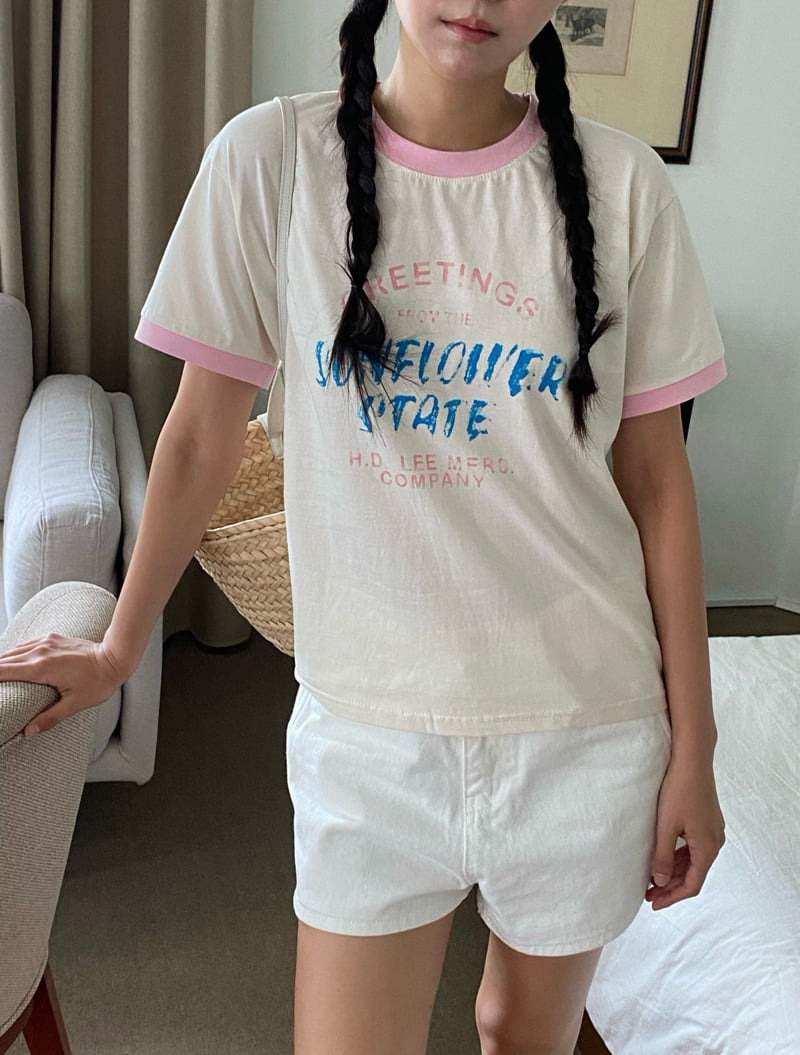 Diana - Korean Women Fashion - #momslook - Sunflower Tee - 6