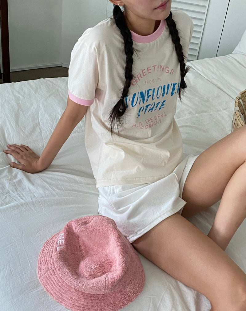 Diana - Korean Women Fashion - #momslook - Sunflower Tee - 8