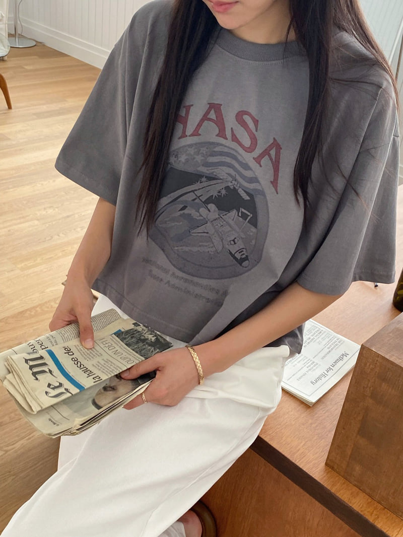 Diana - Korean Women Fashion - #momslook - NASA Tee - 10