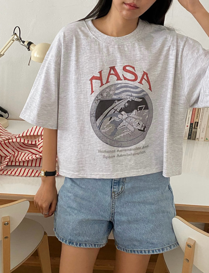 Diana - Korean Women Fashion - #womensfashion - NASA Tee - 4