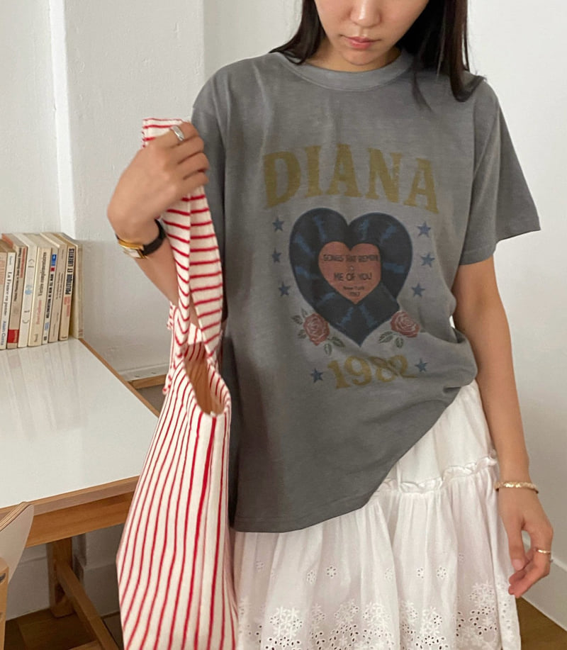Diana - Korean Women Fashion - #momslook - Diana Tee