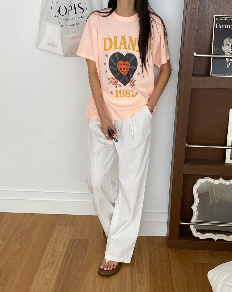 Diana - Korean Women Fashion - #momslook - Diana Tee - 5