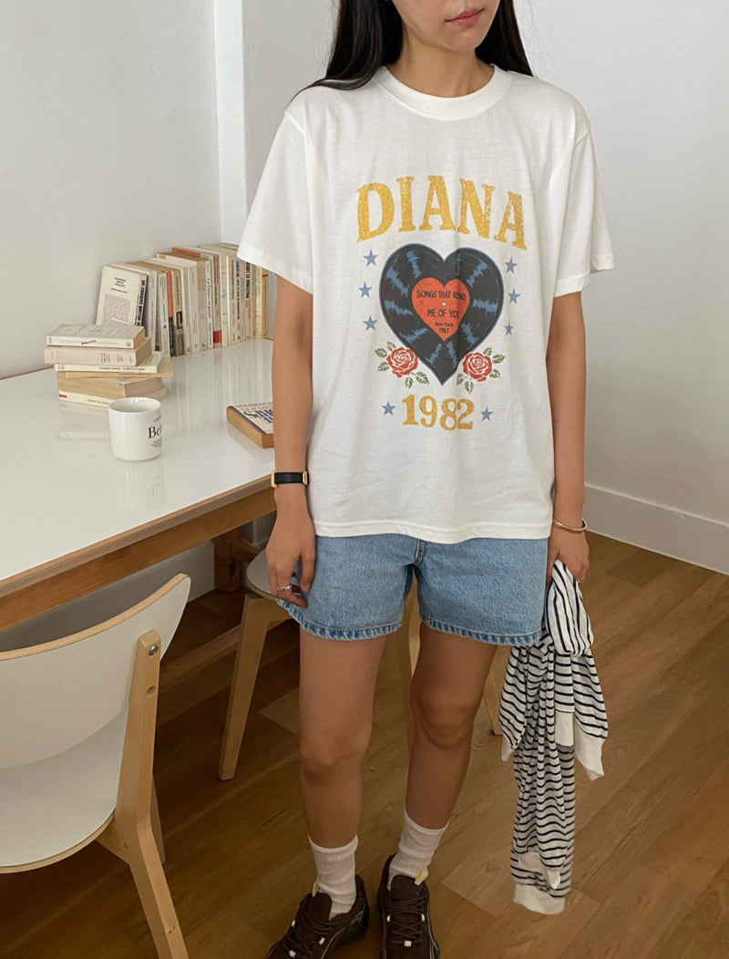 Diana - Korean Women Fashion - #momslook - Diana Tee - 8