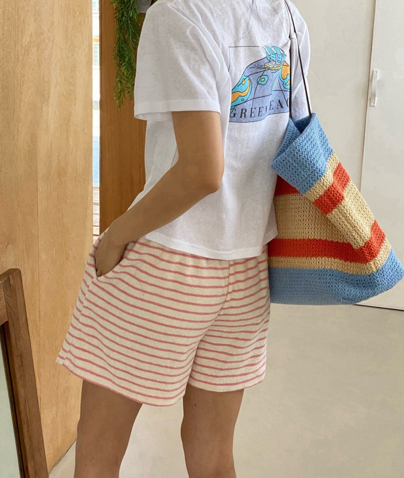 Diana - Korean Women Fashion - #momslook - Marine Terry Half Pants - 5