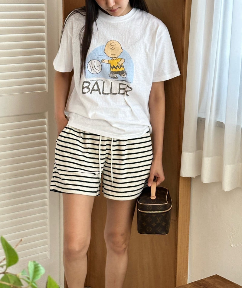 Diana - Korean Women Fashion - #momslook - Marine Terry Half Pants - 7