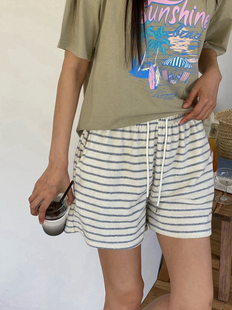 Diana - Korean Women Fashion - #momslook - Marine Terry Half Pants - 9