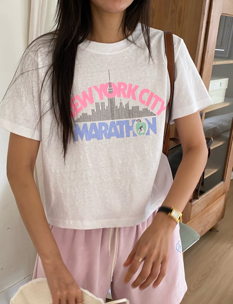 Diana - Korean Women Fashion - #momslook - Marathon Tee - 10