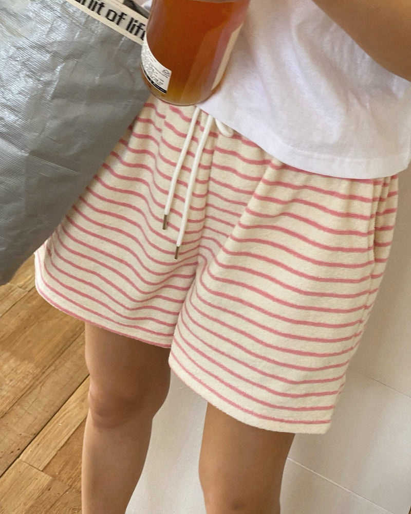 Diana - Korean Women Fashion - #thatsdarling - Marine Terry Half Pants - 3