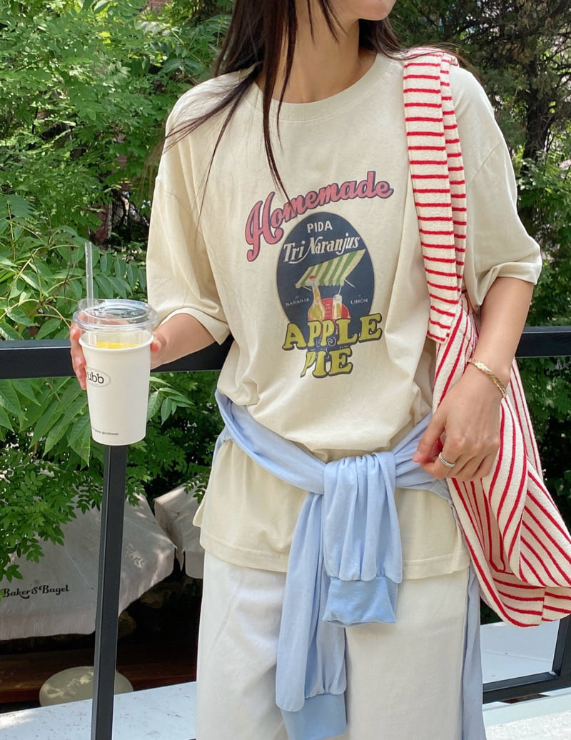 Diana - Korean Women Fashion - #womensfashion - Big Homemade Tee