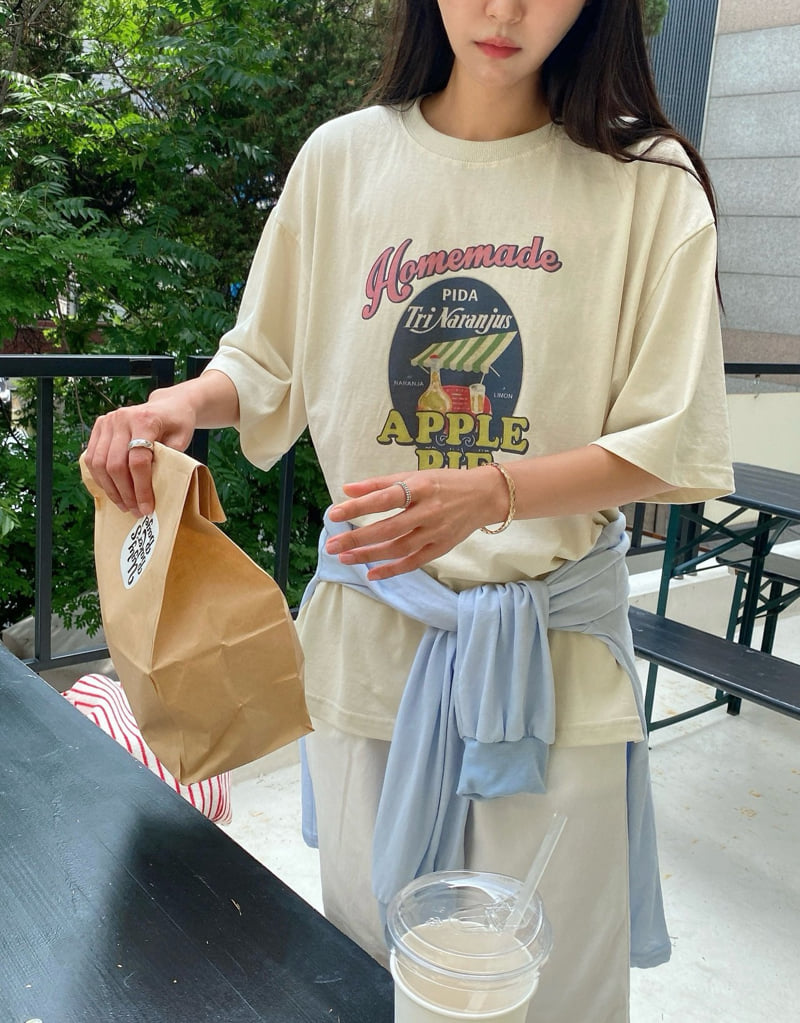 Diana - Korean Women Fashion - #womensfashion - Big Homemade Tee - 3