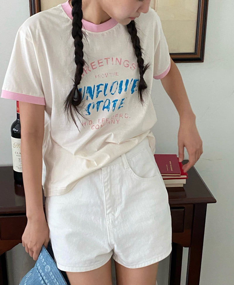 Diana - Korean Women Fashion - #womensfashion - Sunflower Tee - 7