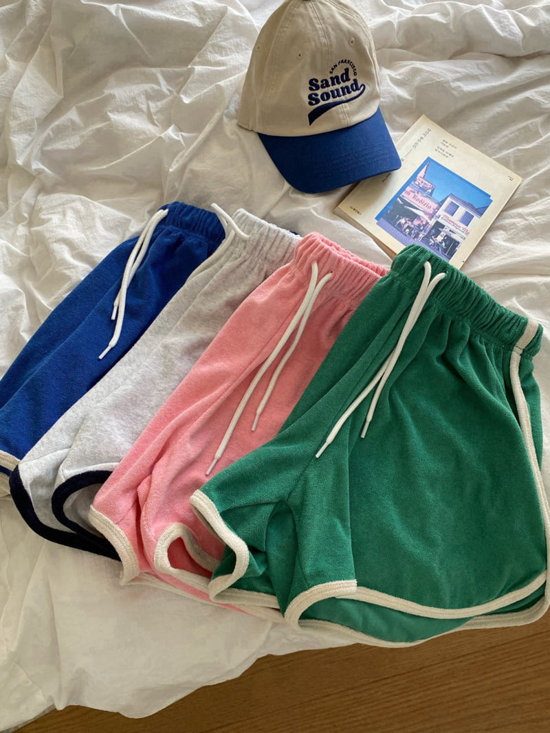Diana - Korean Women Fashion - #womensfashion - Color Block Terry Shorts - 11
