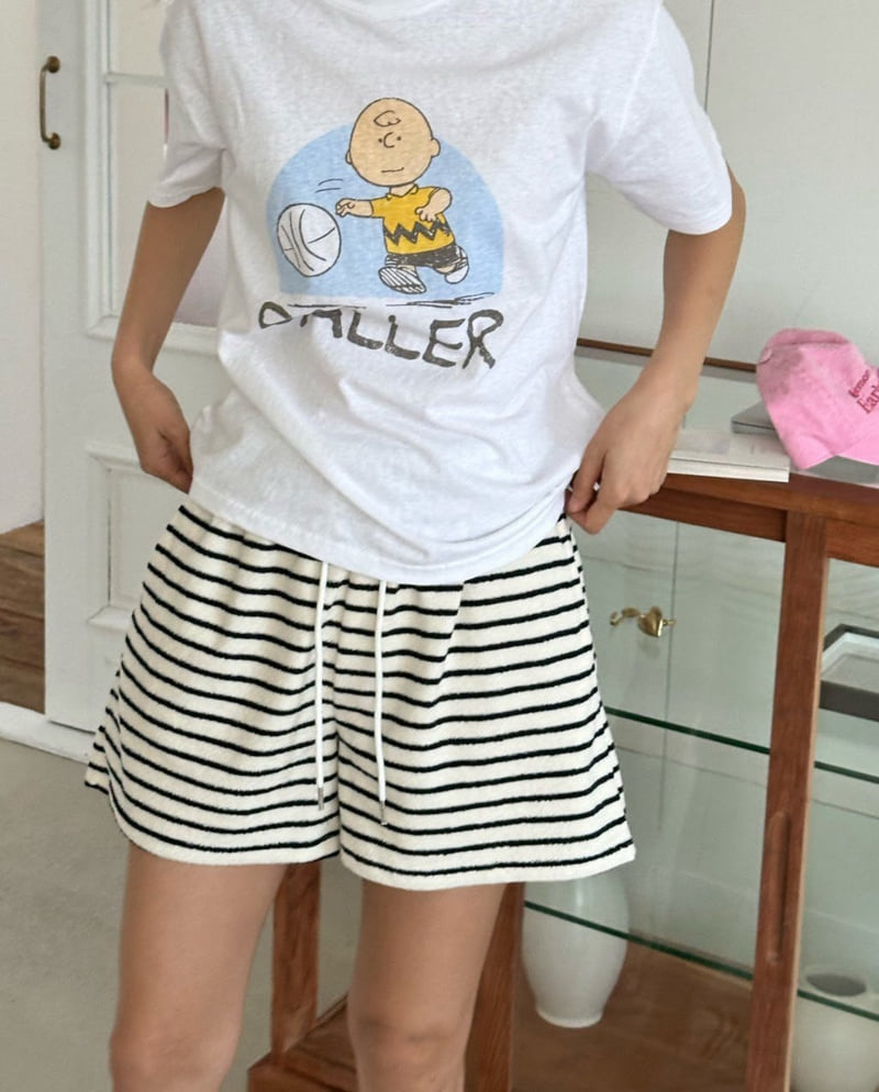 Diana - Korean Women Fashion - #womensfashion - Marine Terry Half Pants - 8