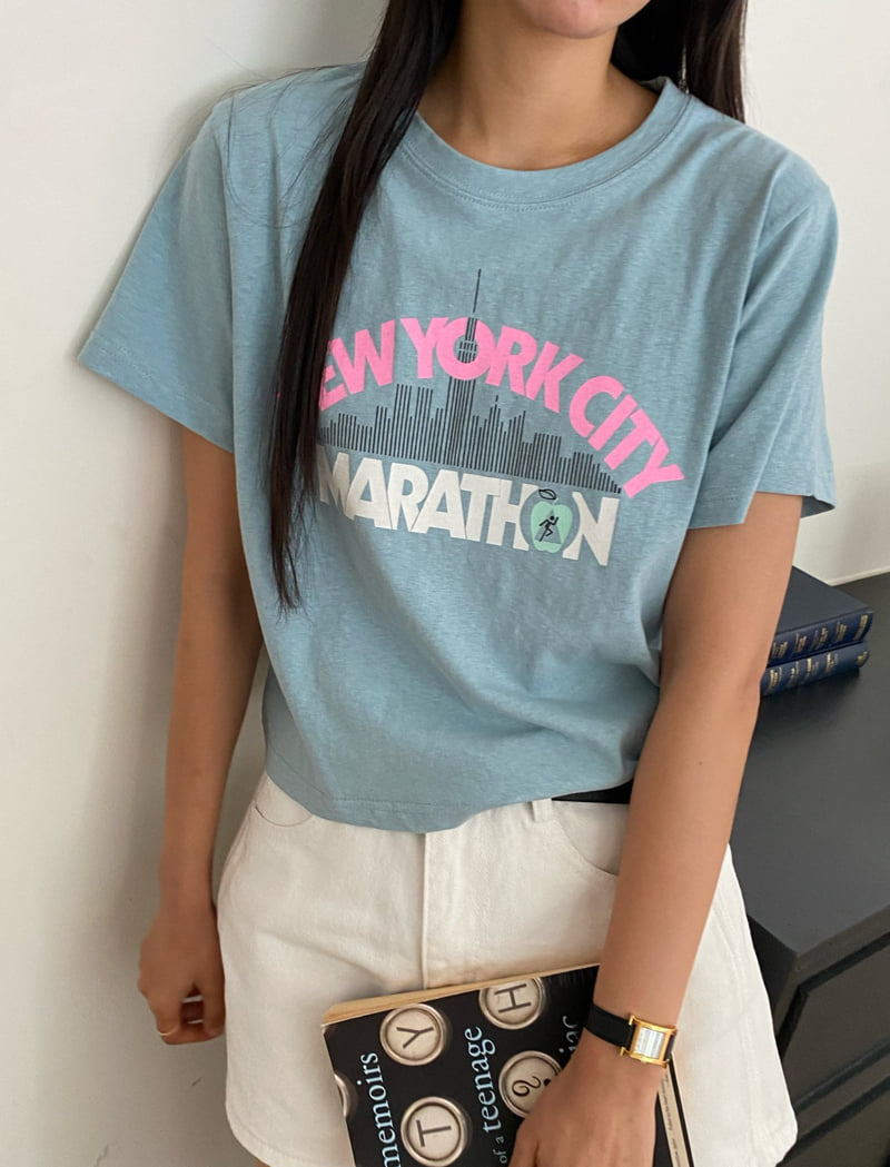 Diana - Korean Women Fashion - #womensfashion - Marathon Tee - 3