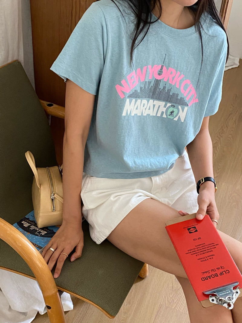 Diana - Korean Women Fashion - #womensfashion - Marathon Tee - 5