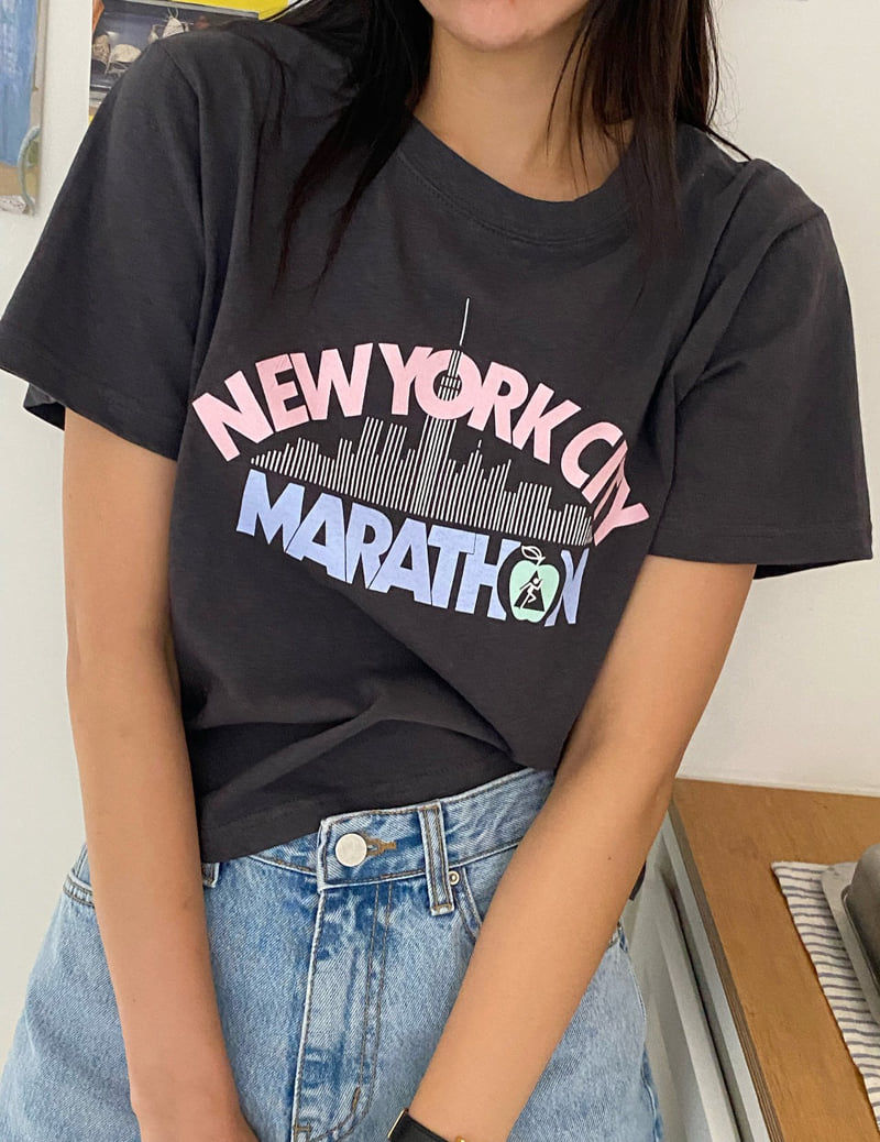 Diana - Korean Women Fashion - #womensfashion - Marathon Tee - 9