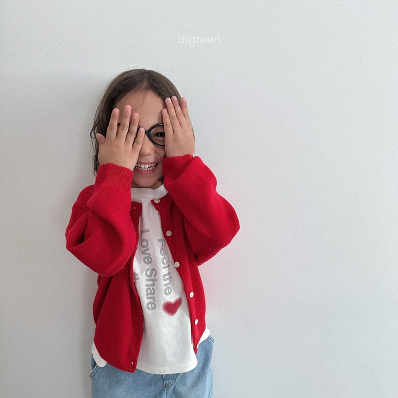 Digreen - Korean Children Fashion - #Kfashion4kids - Loveshare Tee - 10
