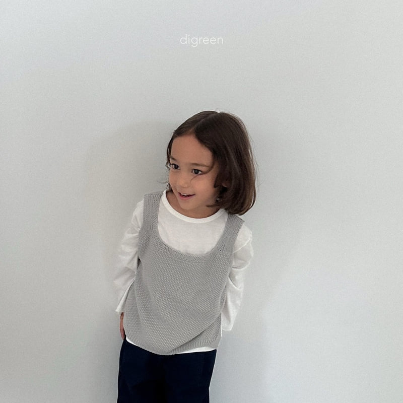 Digreen - Korean Children Fashion - #Kfashion4kids - Button Vest - 8