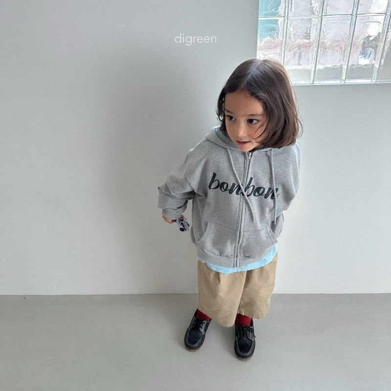 Digreen - Korean Children Fashion - #Kfashion4kids - Bongbong Hoodie Zip-up - 9