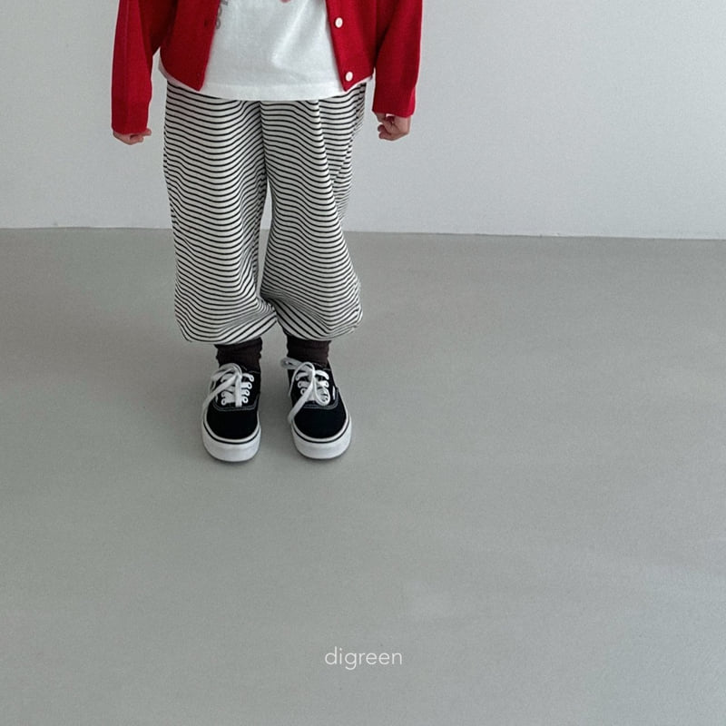 Digreen - Korean Children Fashion - #Kfashion4kids - Stripe Jogger Pants - 5