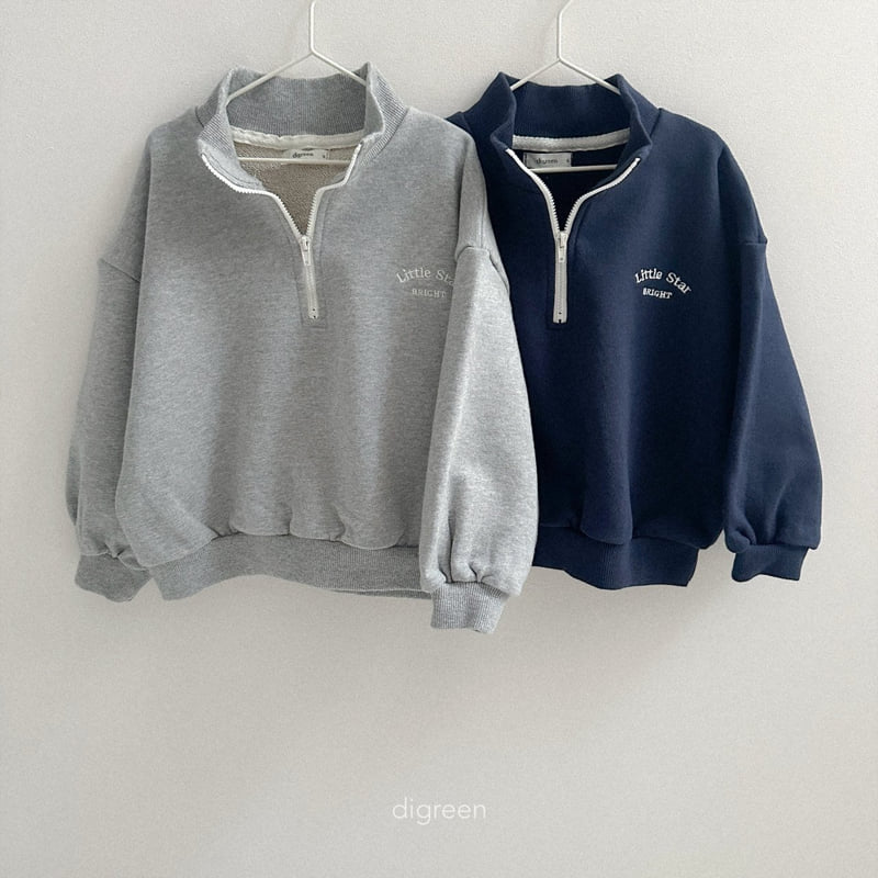Digreen - Korean Children Fashion - #kidzfashiontrend - Little Half Zip-up - 4