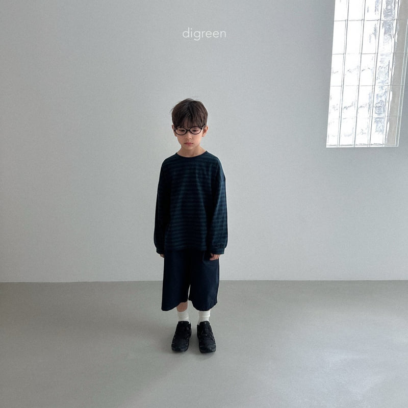 Digreen - Korean Children Fashion - #childofig - Cotton Pintuck Bermuda Pants - 8