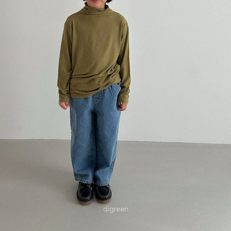 Digreen - Korean Children Fashion - #childofig - Slash Denim Pants - 6