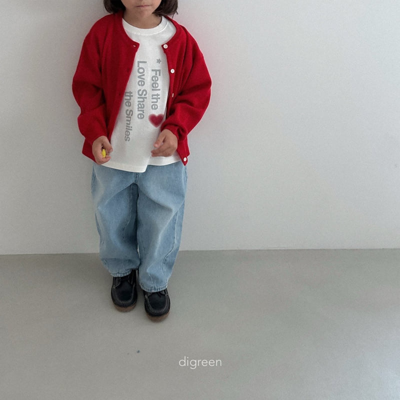 Digreen - Korean Children Fashion - #childofig - Volume Denim Pants - 9