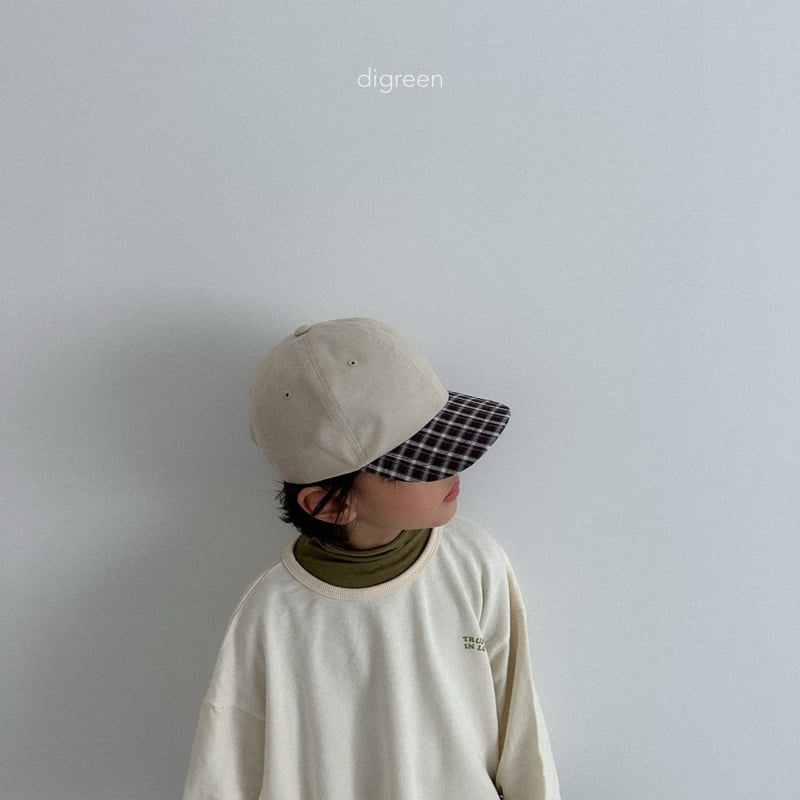 Digreen - Korean Children Fashion - #childofig - Under Check Cap - 12