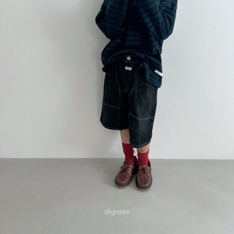 Digreen - Korean Children Fashion - #childofig - Tan Black Set - 8